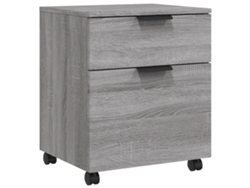 Archivador móvil MAISON EXCLUSIVE en derivados de madera de roble Sonoma (45 x 38 x 54 cm)
