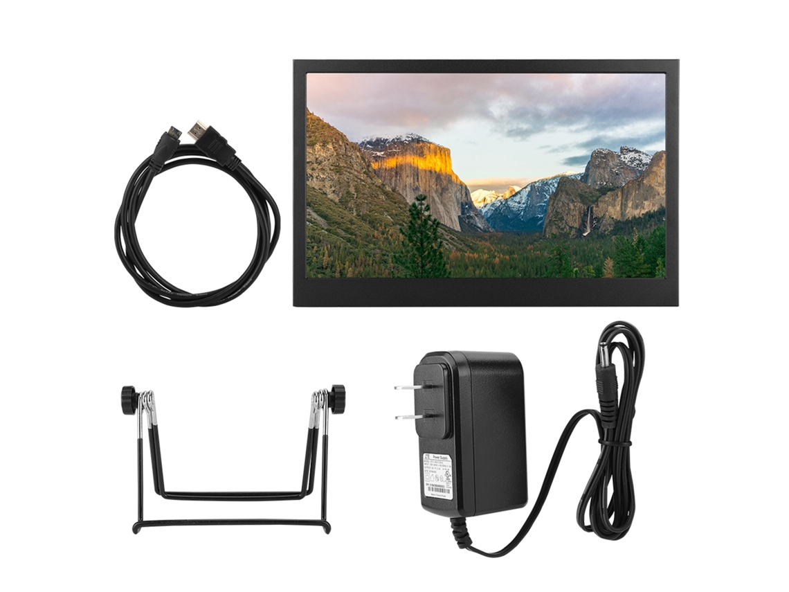 Monitor Portátil Hd Ultrafino (13.3 Pulgadas 1080p Ips Puertos Hdmi Duales)
