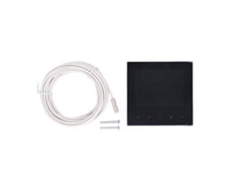 Termostato digital con control de temperatura, pantalla táctil LCD, programable, para uso doméstico