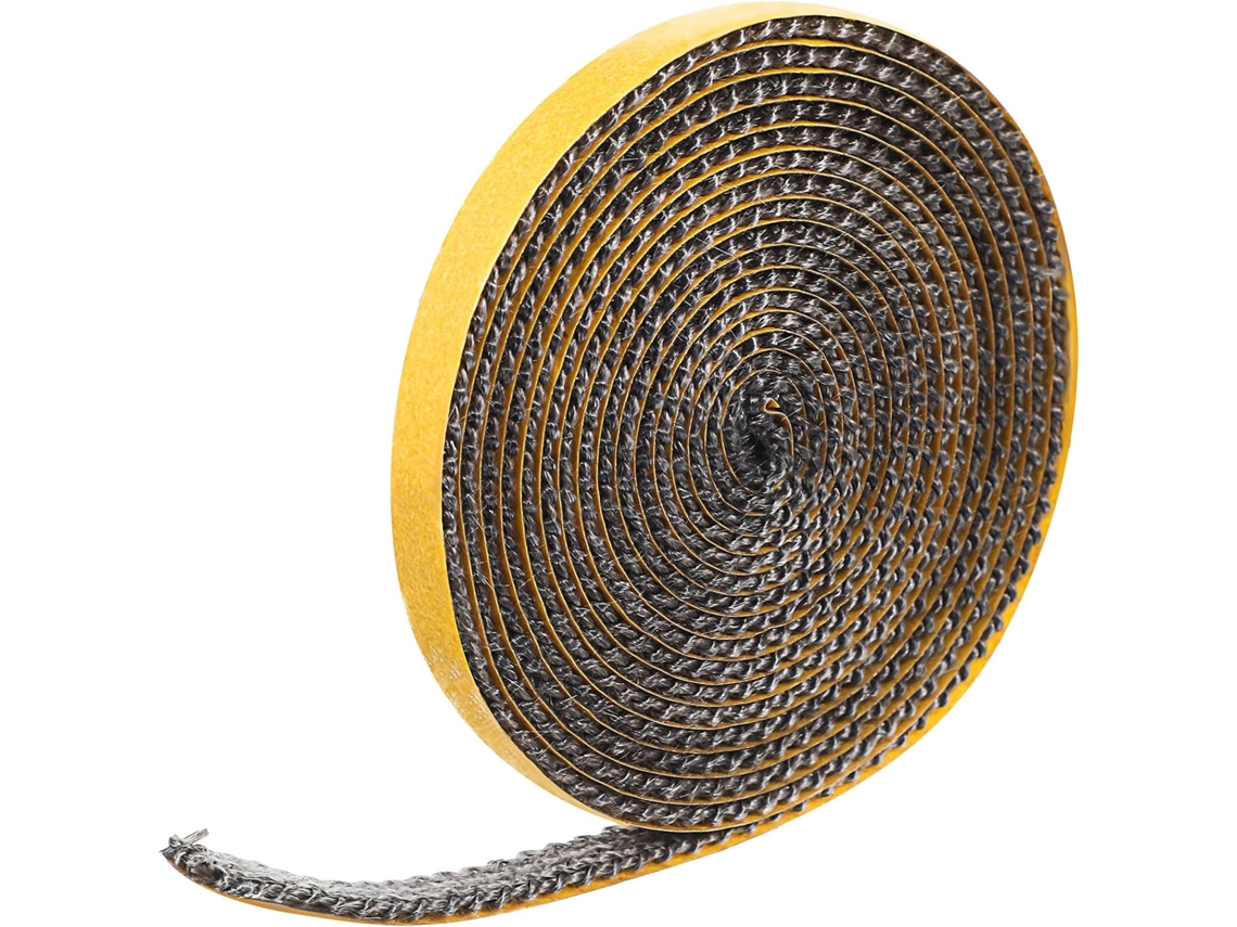 Cordón De Sellado De Fibra De Vidrio Amarillo Para Estufas De Leña, De Alta Resistencia.