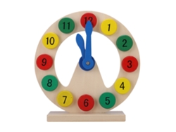 Ats-juguete De Reloj De Madera Para Bebés Niños Niñas Juego De Números Hora Aprendizaje Temprano Regalo
