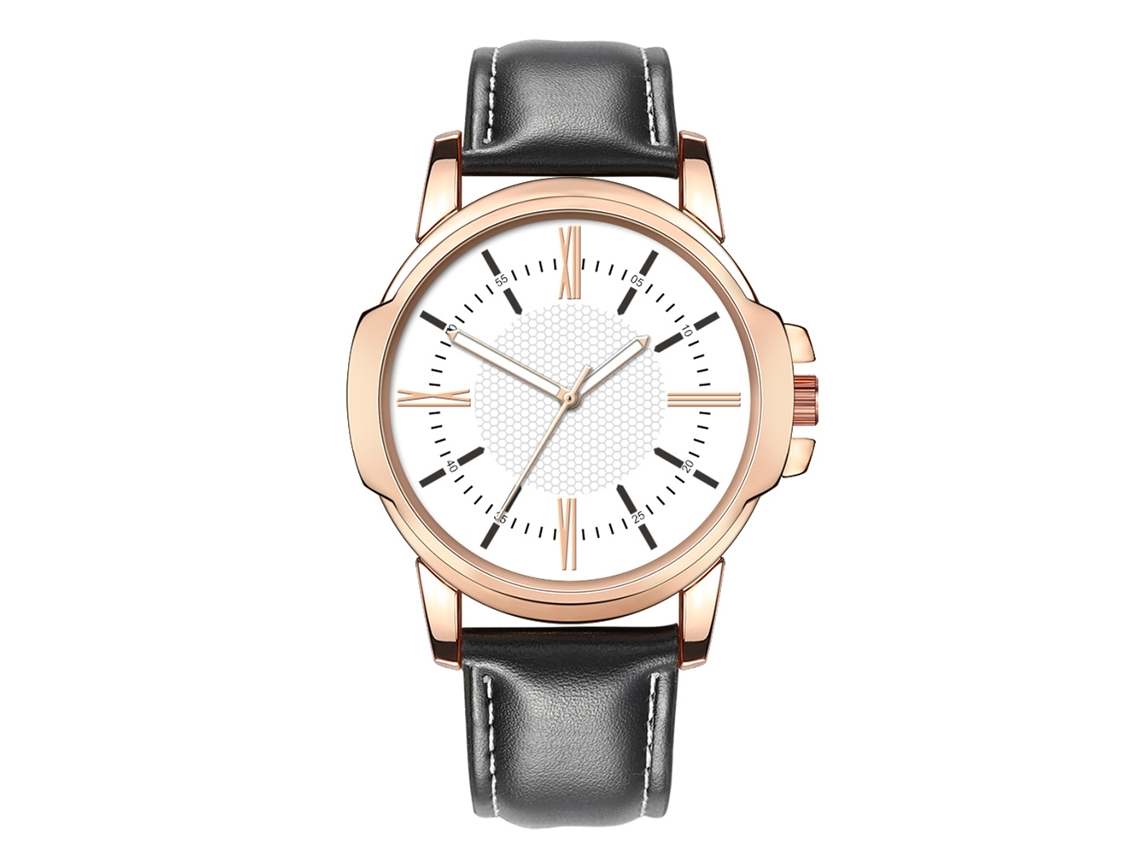 Reloj De Pulsera Analógico De Aleación Con Esfera Redonda Y Movimiento De Cuarzo Para Hombre.