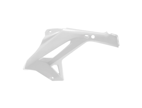 TAPAS RADIADOR POLISPORT CR125/250 (02-07) restyle CRF (22) Blanco