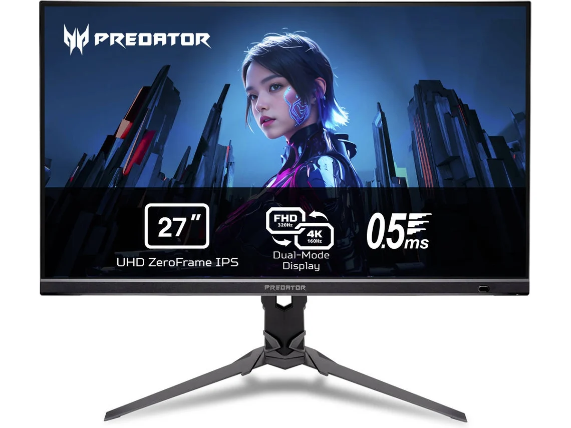 Monitor Gaming ACER Predator XB273KV5BMIIPRX (27'' - 4K - 0,5 ms - 160 Hz)