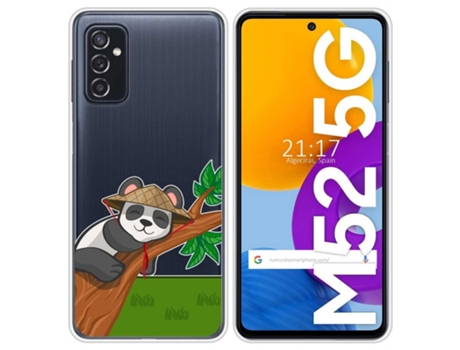 Carcasa Samsung Galaxy M52 5G TUMUNDOSMARTPHONE Dibujos Transparente Multicolor