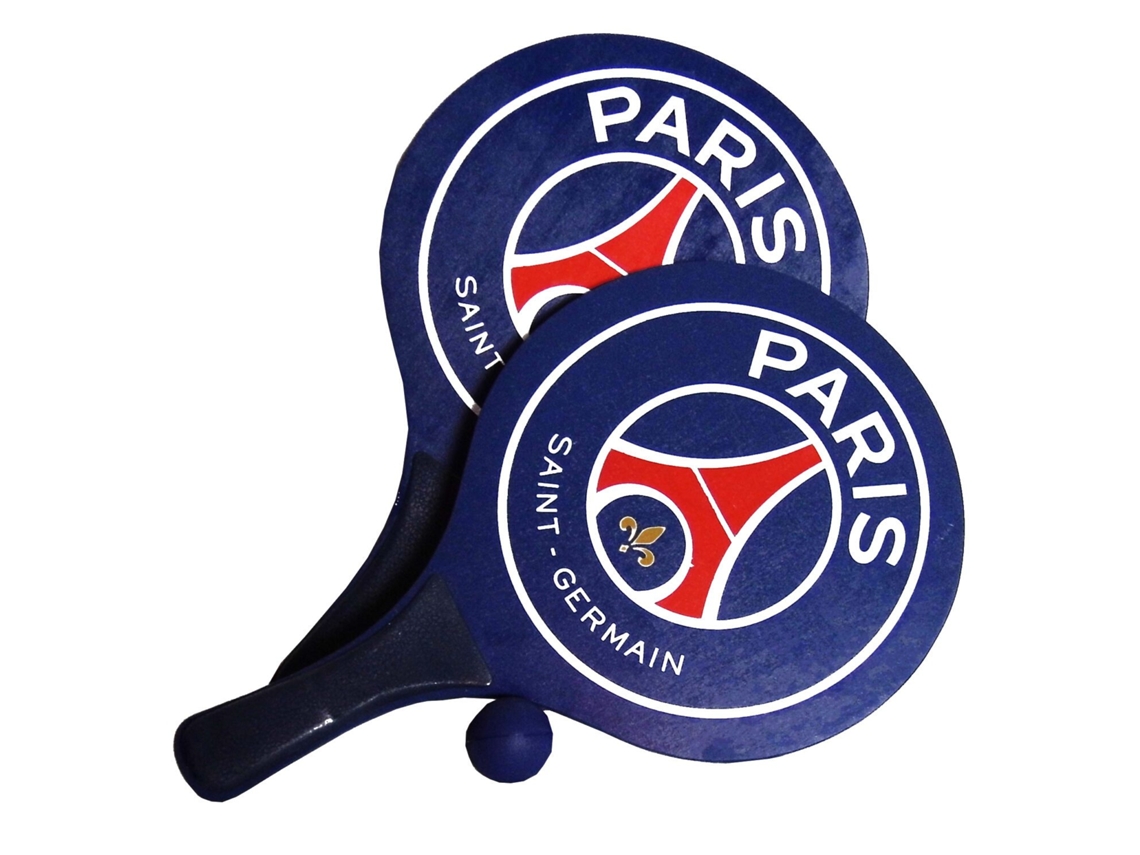 Raquetas de playa - Paris Saint Germain - Bola incluida - 33 x 18.3 cm Azul y rojo TRENDYFLAIR