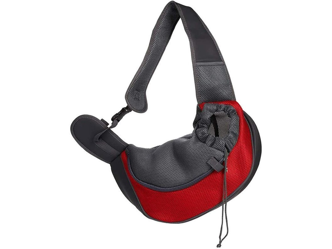 2026altiro-bolsa Transportadora Para Mascotas Con Correa Ajustable, Malla Transpirable, Para Cachorros Y Gatos De Hasta 5 Kg, 37x29x25 Cm, Roja.