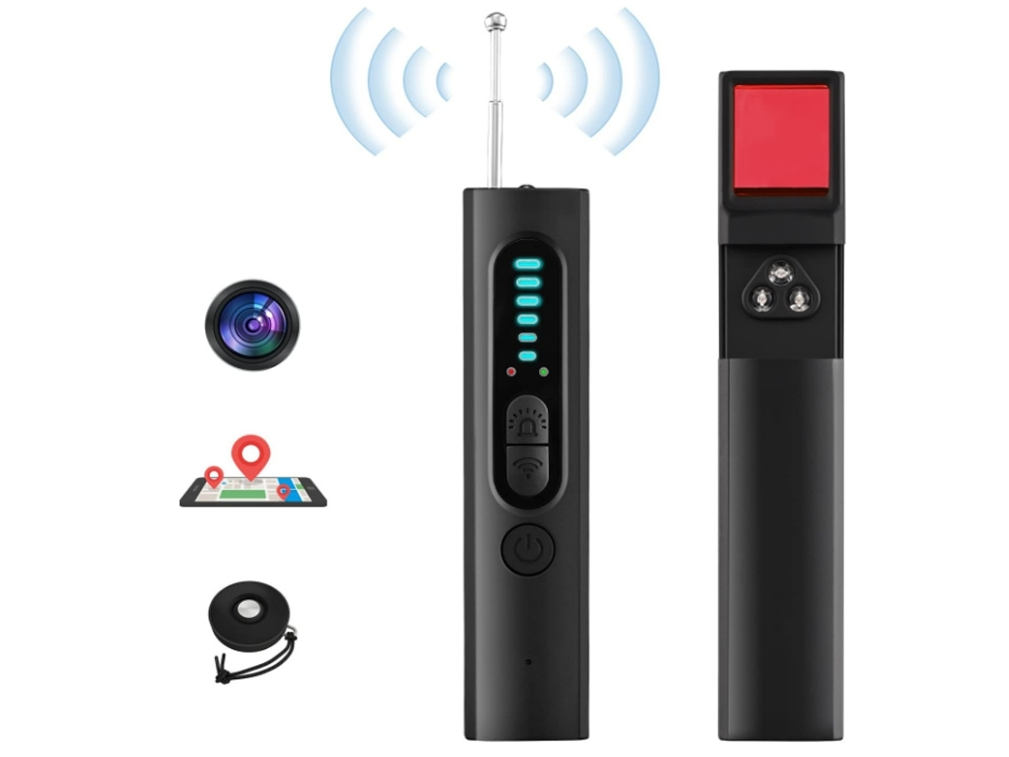 Detector de cámara oculta, dispositivo antiespía, escáner de señal RF para rastreador GPS, escucha inalámbrica USHION