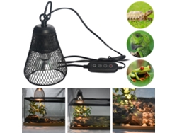 VVJIJILLY Lâmpada Uv Uva Uvb De 50w Regulável Para Répteis, Tartarugas, Cobras E Lagartos
