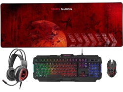 Bundle Gaming MARS GAMING MCPRGB2FR (Teclado + Ratón)
