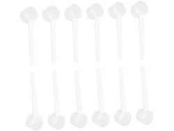 Kit De 50 Colheres Medidoras Multiuso Para Pó, Com Capacidade Fixa, Ideais Para Leite, Café E Com Design Ergonômico E