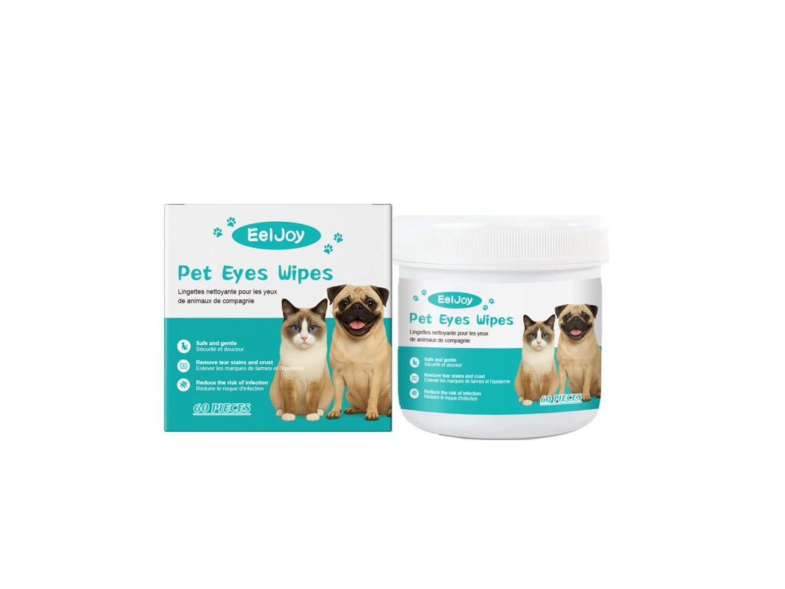 Toallitas húmedas para los oídos y ojos de las mascotas