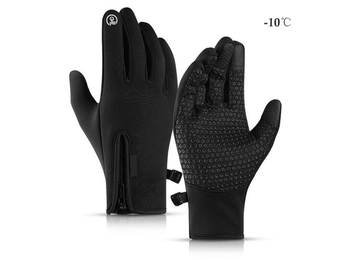 Jinwei-guantes De Ciclismo Al Aire Libre Invierno Impermeables Con Pantalla Táctil Para Correr Escalar Esquiar Montar