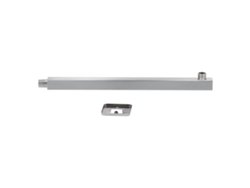 Soporte de ducha de pared NPT1/2 de acero inoxidable plateado de 41 cm