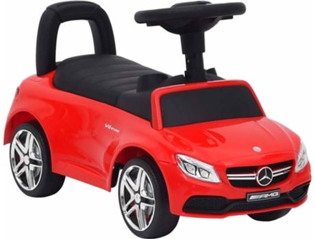 vidaXL Coche para niños Mercedes Benz C63 rojo