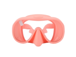 2026rebe-gafas De Mergulho Plegáveis De Silicone Com Visão Ampla Cristal Temperado Antidistorção Portáteis Rosa