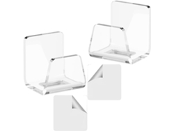 Juego De 2 Soportes Para Esponjas Resistentes Al Óxido Para Fregadero De Cocina - Acrílico, Accesorios Que Ahorran Espacio
