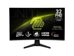Monitor Gaming MSI MAG 32C6X (Negro - Full HD - 31,5" - VA - Enchufe EU - 1 ms)