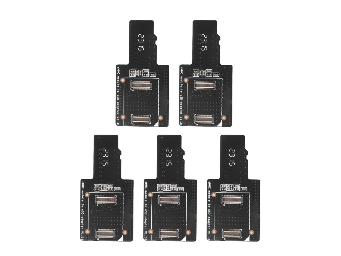 Veloriskku-5 Peças Cartão Adaptador Emmc Para Usb Necessário Para Rock Pi 4 Rk3399 Placa De Armazenamento