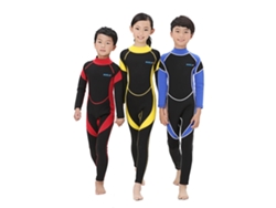 Traje De Neopreno De Manga Larga De Secado Rápido Con Cremallera Para Niños Y Niñas, Ideal Para Deportes Acuáticos.