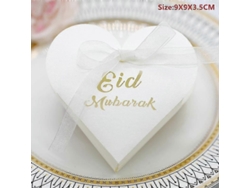 20 cajas de dulces para Eid Mubarak, recuerdos de Ramadán, regalos para Hajj Al Fitr y eventos musulmanes de Ramadán. Hengjian