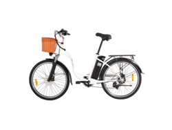 Bicicleta eléctrica DYU C6 - 350 W + 36 V 12,5 Ah - Autonomía máxima de 80 km - Ruedas de 26'' - Urbana - Para desplazamientos diarios - Elegante - Para adultos - Nueva