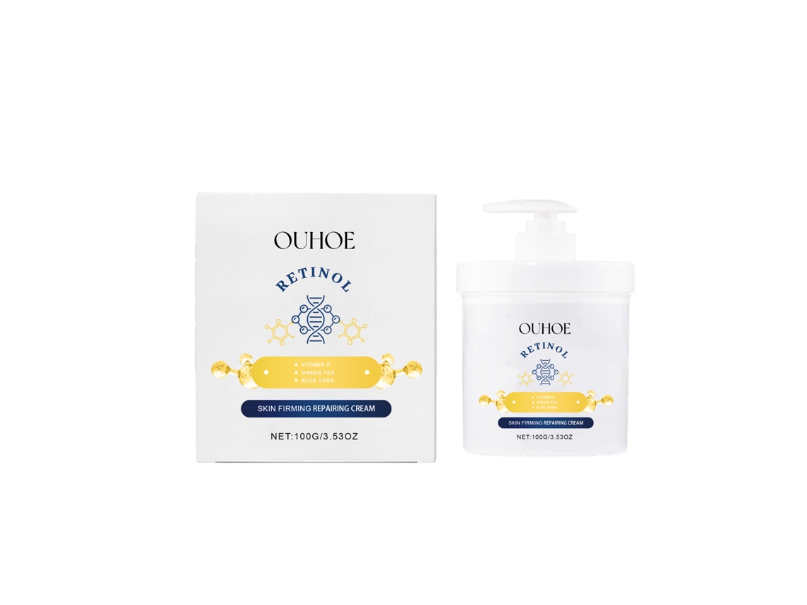 Crema antiedad con retinol para reafirmar la piel con efecto tonificante.