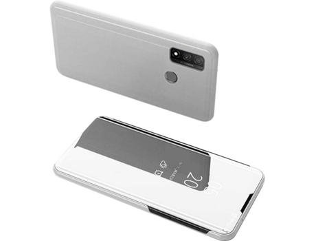 Carcasa Huawei P Smart 2020 LMOBILE Clear View Plata