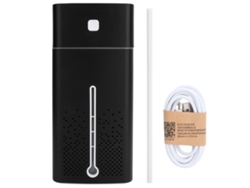2026-humidificador Ultrasonico Portatil 1000ml Niebla Fresca Usb Silencioso Para Habitacion Bebe Dormitorio Negro
