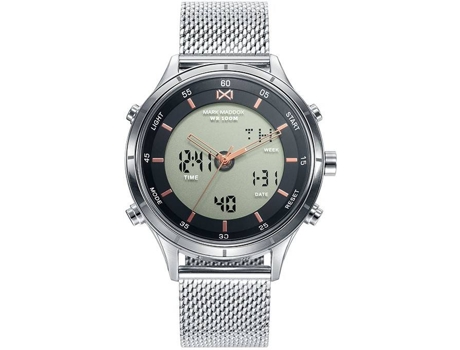 Reloj Digital MARK MADDOX Hombre (Acero - Plateado)