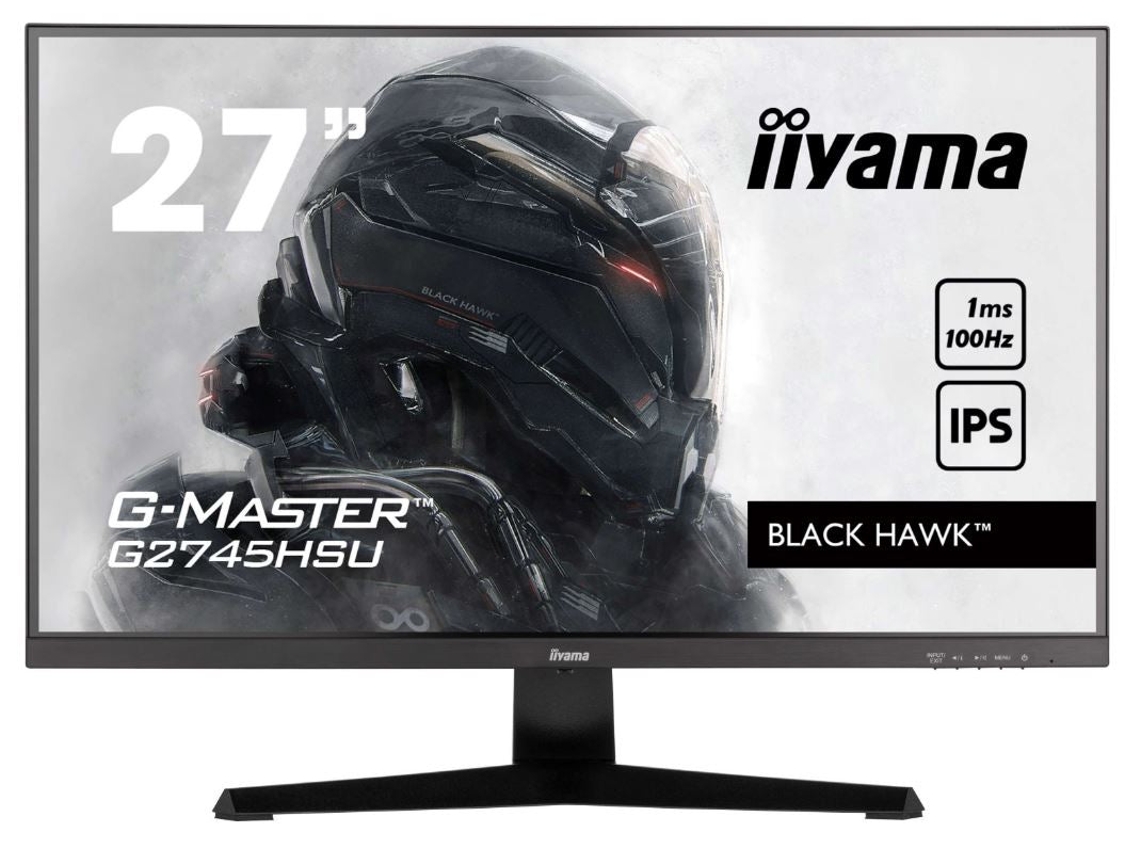 G Master G2745hsu B2 Pantalla plana de 68,5 cm (TFT/LCD) 169 Hz HDMI/P2XUSB IPS Black Hawk (G2745HSU B2) Iiyama (27)