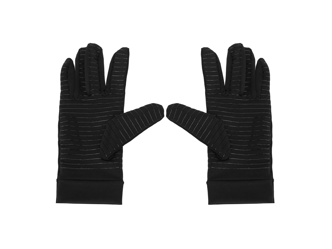 Guantes de compresión de fibra de cobre para artritis, dedos completos, cómodos, suaves, transpirables y sin olor, para juegos y cocina.
