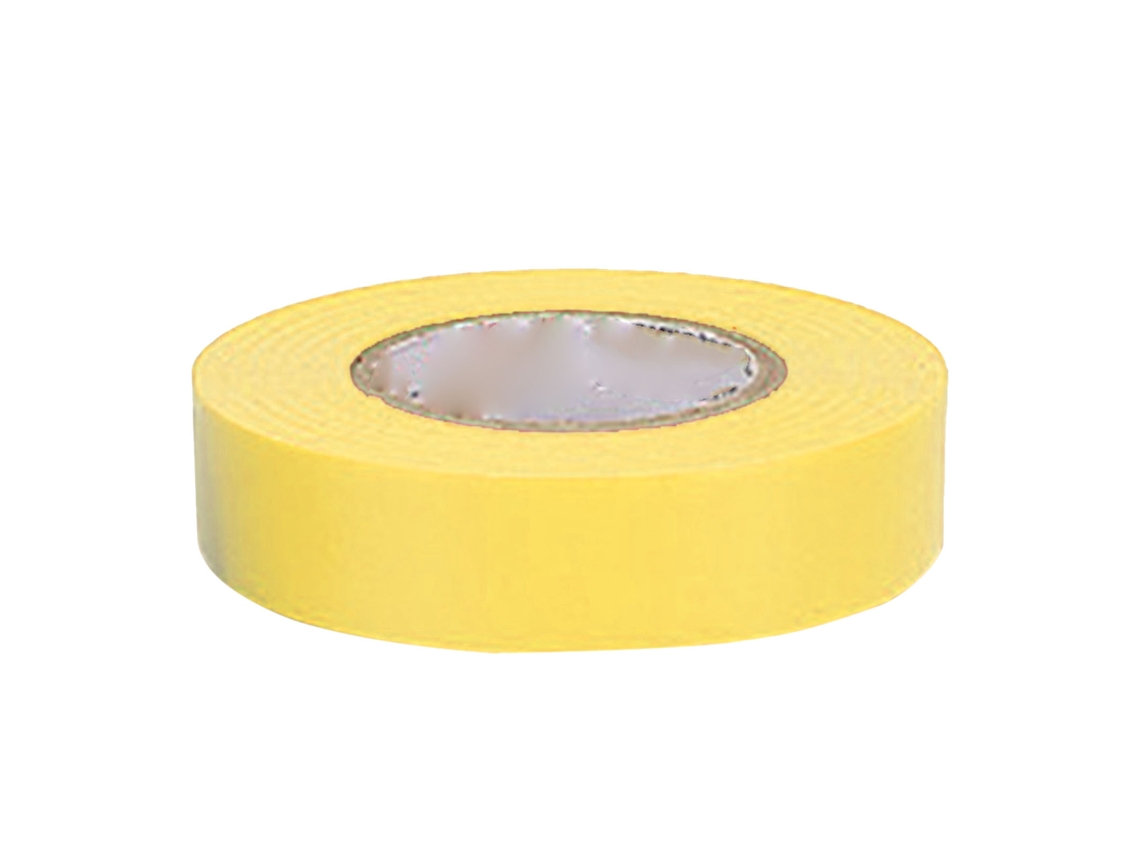 Cinta aislante universal de PVC, 600 V, resistente a altas tensiones, color amarillo, 20 m