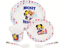 Set de Cocina MICKEY MOUSE MOU62215-00-U Blanco (Plástico)