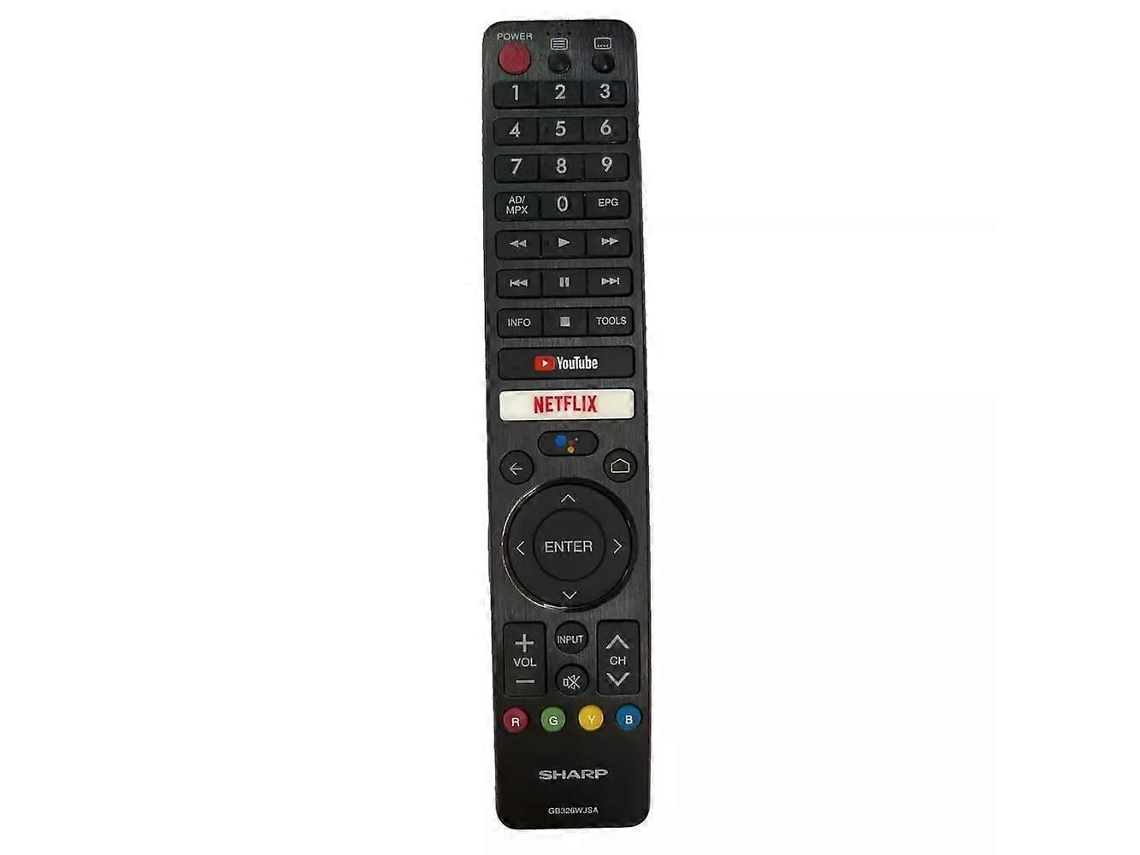 Nuevo Mando A Distancia Original Gb326wjsa Para Televisor Lcd Sharp Netflix Voice 4t-c50bj3t_ptg
