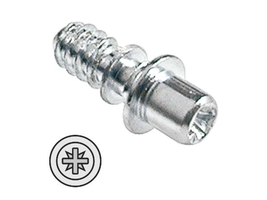 Tornillo 5.8x19.7 zincado para soporte cazoleta flipper tornillo euro 5mm.