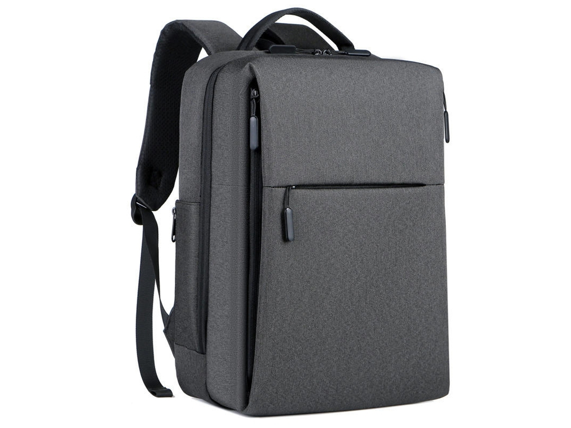 Mochila Para Portátil, Impermeable Y Con Cargador Integrado, Gris Oscuro, Ideal Para Niños Y Estudiantes, Educativa Y Duradera.