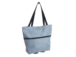 Carro de compras 3 en 1 - Gris - Polipropileno, poliéster, hierro - L. 45 x l. 15 x Alt. 75/90 cm