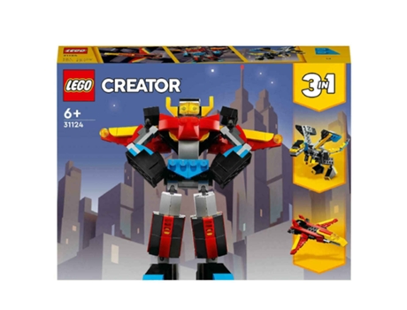 LEGO Creator 3-In-1 Super Robo 31124 (Edad Mínima: 6 Años - 159 Piezas)