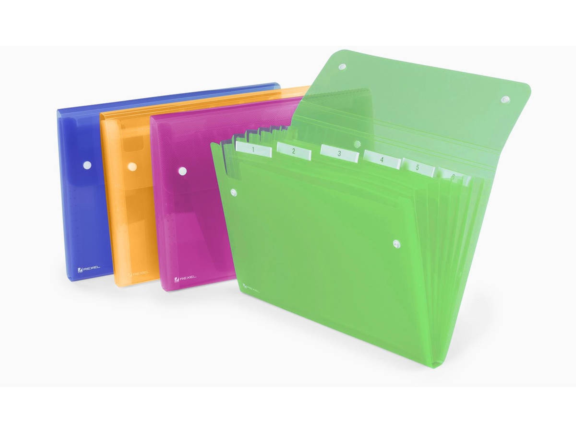 Carpeta REXEL 2102032 (Multicolor - A4)