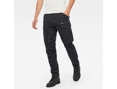 Pantalones de Hombre G-STAR Cargo Droit Fuselé Negro (31x32)