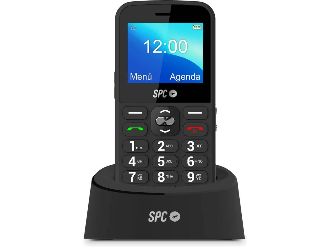 Teléfono Móvil Senior SPC Fortune 2 (2.2'' - 2G - Negro)