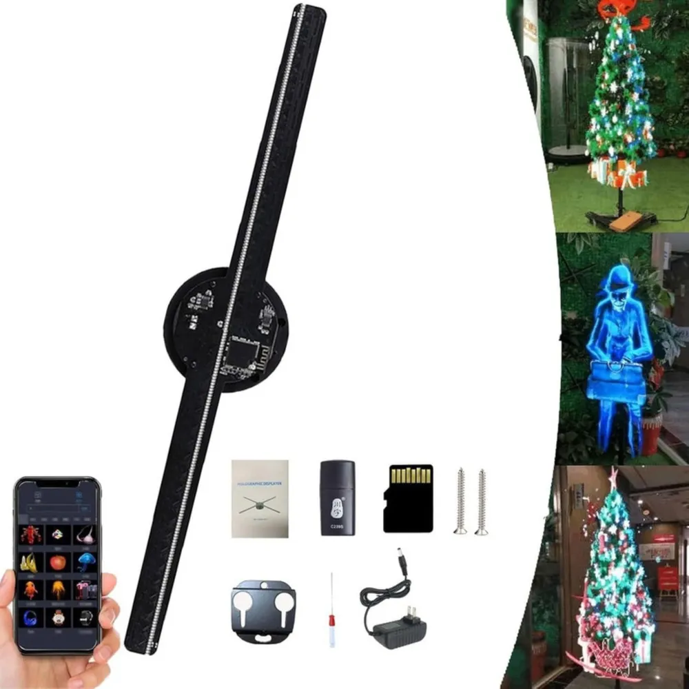 Nuevo proyector holográfico LED 3D con ventilador, Árbol de la Vida, Vayotoy