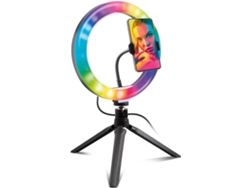 Ring Light SBS TESELFIRINGCLIP10RGB (Universal - Negro)