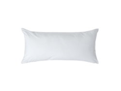 Homescapes White European Size Egyptian Cotton Pillowcase 200 Tc, 40 X 80 Cm