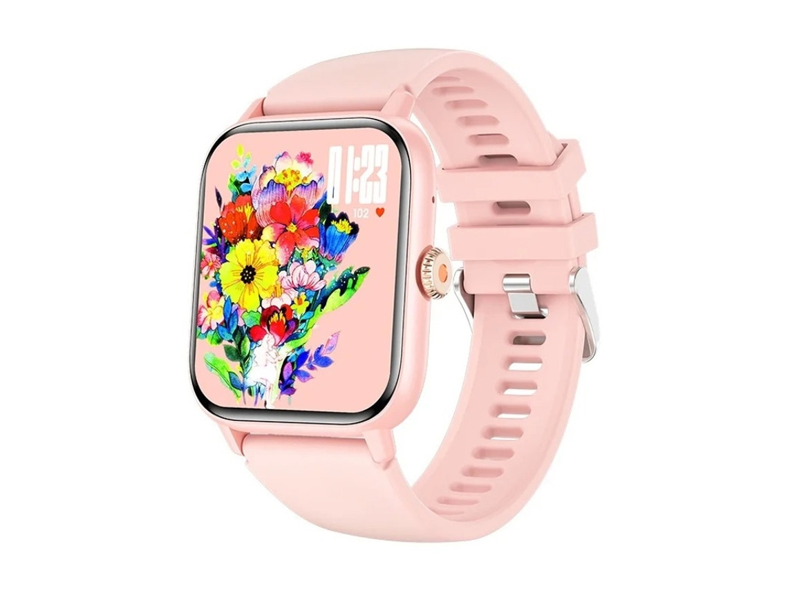 Reloj inteligente con Bluetooth, llamadas, monitor de actividad física, podómetro, monitorización de frecuencia cardíaca, pantalla táctil de 1,85 pulgadas, Yizhood
