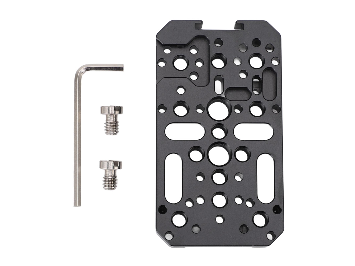 Placa De Queso Para Cámara De Aluminio Multiusos Con Rosca 1/4 3/8 Pulgadas Y Montaje Cold Shoe Para Trípode