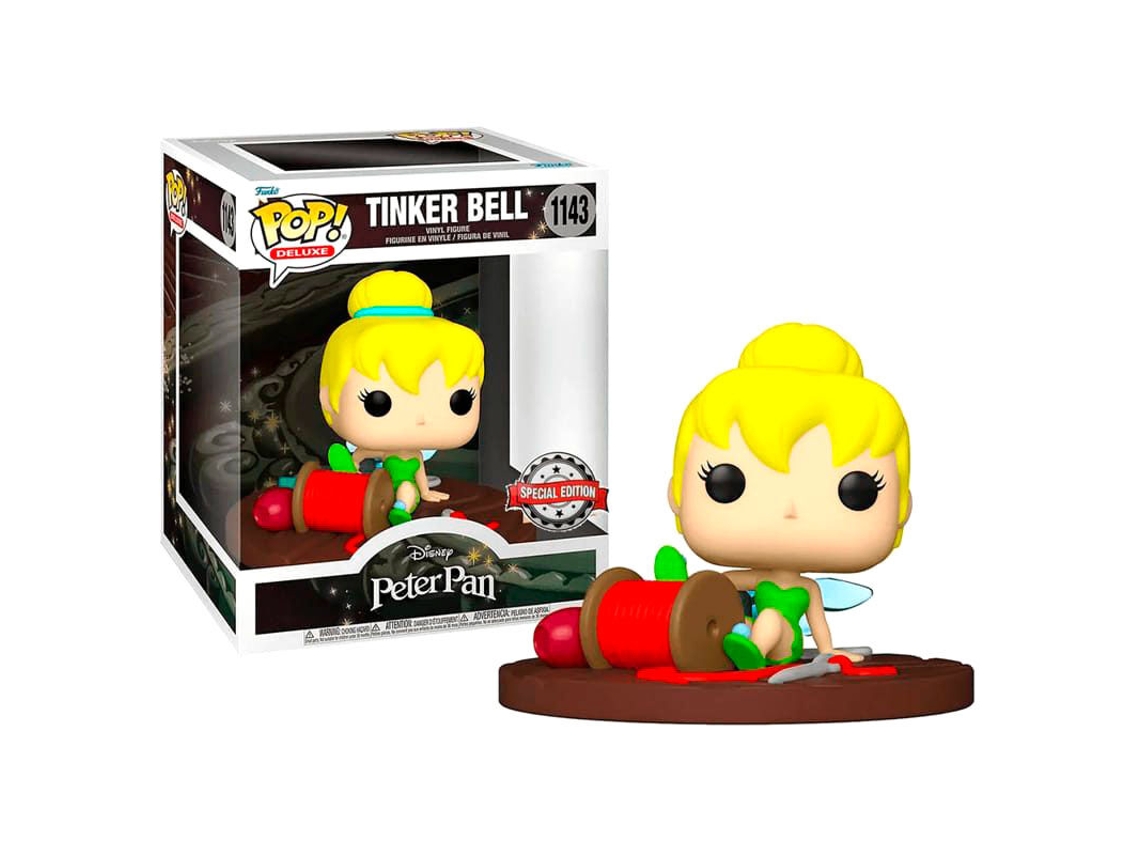 Figura Pop Disney Peter Pan Campanilla En Reel Exclusivo B.active