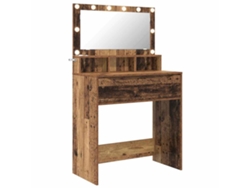 Mesas De Tocador | Mesa De Vestidor De Dormitorio Madera Vieja 80 X 39,6 X 135 Cm