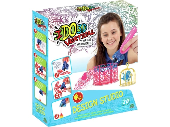 IDO3D Vertical Set 4 boligrafos Design Studio